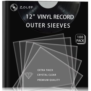 Imagem de Capas externas para discos de vinil (pacote ZOLEF 100 para 12 polegada