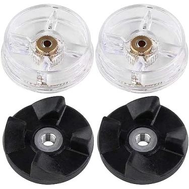 Imagem de Peça de reposição para liquidificador, engrenagem de base e engrenagem de lâmina, compatível com liquidificadores Magic Bullet MB1001 250W (4 peças)