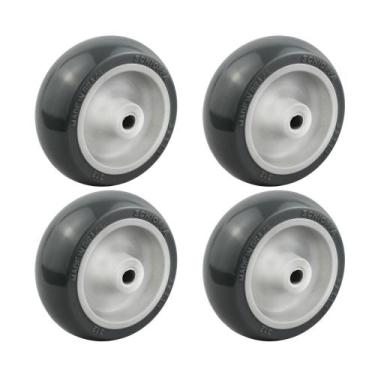 Imagem de Kit Rodas 3 Pol. R 312 BP 60kg para Carrinhos (4 unidades) - Schioppa
