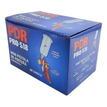 Imagem de Mini Pistola De Pintura Ar Direto Tufão Pro-518 0.8mm - PDR