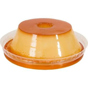 Imagem de Kit de Potes Descartáveis, Prafesta, Forma de Pudim, 250 ml, com Tampa, Pacote com 20