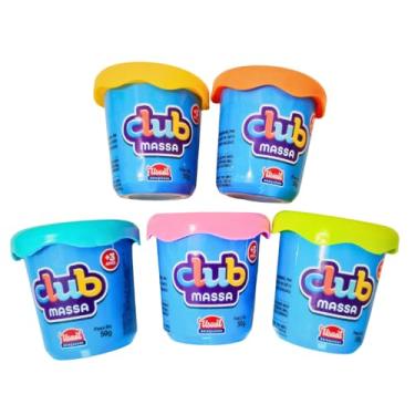 Imagem de Kit Massa De Modelar 5 Cores