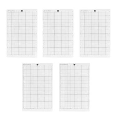Imagem de Mat de corte padrão MAT 5PCS Adesivo Non Slip Grid Substacement Pad para Explore Air 2 Maker Silhouette Cameo 3 2 1 Material PVC 12x8in