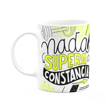 Imagem de JPS INFO, Caneca Fitness Academia - Nada supera a constância