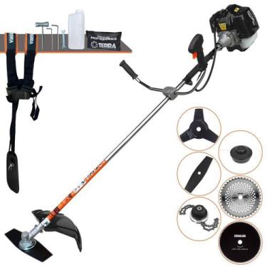 Imagem de Roçadeira Máquina de Cortar Grama Terra GRH520 À Gasolina 52cc 2,5HP A