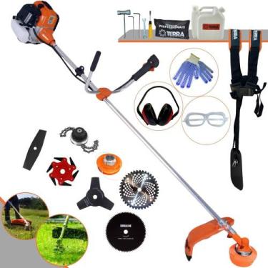 Imagem de Aparador de Grama Terra GR520XP À Gasolina 52cc 2,5HP 6.500rpm 7 Em 1 