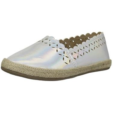 Imagem de The Children's Place Pantufa infantil E Tg Slvr Espdrl, Prata, TDDLR 9 Medium US Infant