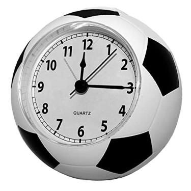 Imagem de Despertador quarto bola de futebol despertador, despertador alto e compacto para quarto, relógio de mesa de estudante, despertador digital fácil de definir para crianças relógio de mesa relógio de