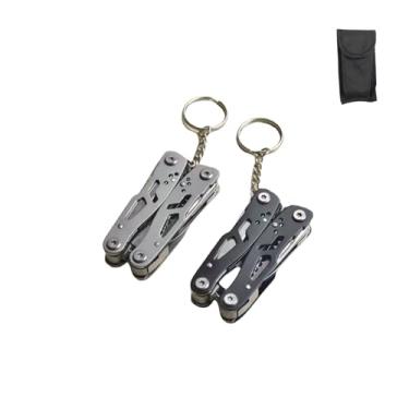 Imagem de Mini alicates, todos os alicates de aço, ferramentas multifuncionais, combinação dobrável, acampamento, portátil, equipamento de luz para acampamento ao ar livre