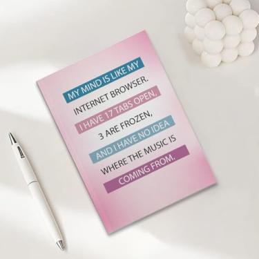 Imagem de Caderno engraçado, caderno A5 para anotações de escritório, agenda de 21 x 14,7 cm, agenda, agenda, diários de viagem