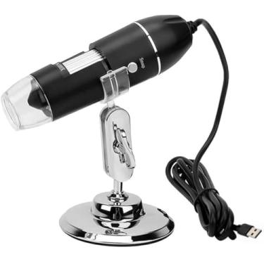 Imagem de Microscópio Digital Eletrônico Óptico HD Alta Resolução 1600x Zoom