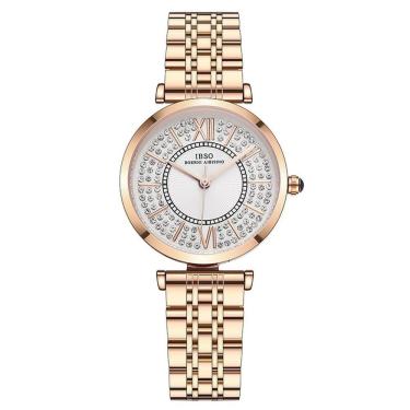 Imagem de Relógio Feminino Ibso G8690 à Prova D'água Ouro