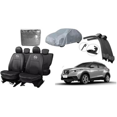 Imagem de Capa de couro +Capa de cobrir + Limpador de para - brisa -Nissan Kicks 16-23