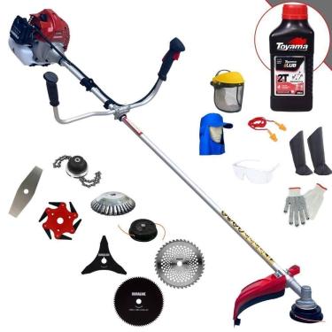 Imagem de Roçadeira 8 Em 1 Bcj431l à Gasolina + Epi + Óleo Toyama 2t