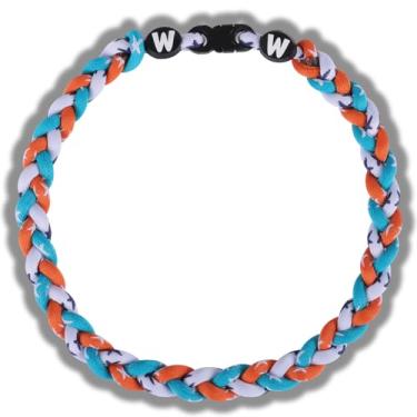 Imagem de Willtok Colares de beisebol de 45,7 cm de alta qualidade, várias cores para escolha, testados em laboratório, presentes para diversão no beisebol, 2025 novo com design trançado 3D da moda Tornado, 18