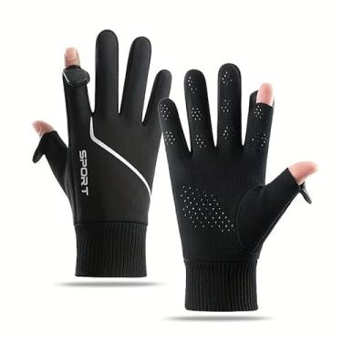 Imagem de Luvas leves de inverno, tela sensível ao toque, resistente à água, à prova de vento, térmicas para clima frio, corrida, ciclismo, caminhada, para homens e mulheres