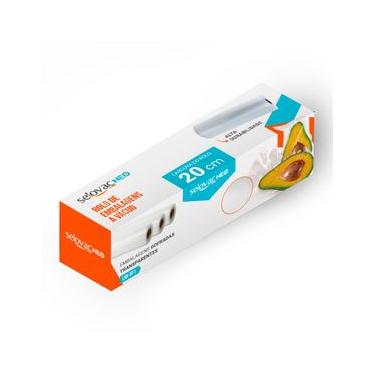 Imagem de Embalagem para Vácuo em Rolo Gofrado Transparente 20 cm x 5 m Caixa - Selovac