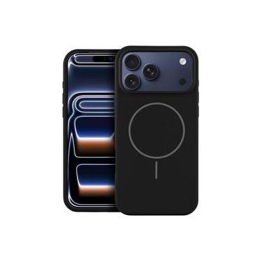 Imagem de Capa para iPhone 17 Pro - Silicon Liquid Magsafe - Preta - Gshield
