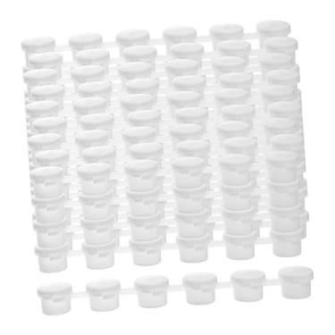 Imagem de Fancyes Conjunto de 50 Potes de Tinta Vazios em Tiras para Armazenamento de Tinta Acrílica, Copos Leves em Miniatura para Pintura, Acessórios para Festas, 2ml