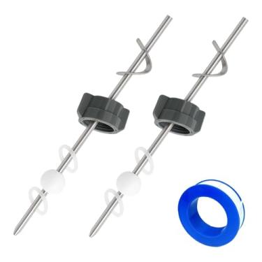 Imagem de Baoblaze Kit de reparo para válvula de escoamento de pia com mecanismo -up, peça central para lavatório, eixo de esfera de reposição para pia doméstica, com Fita