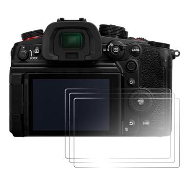 Imagem de pssped 3 peças protetoras de tela compatíveis com câmera Panasonic Lumix S1II S1 IIE DC-GH7 DC-S1RII DC-G97, película de vidro temperado de dureza 9H de 0,25 mm, presente para entusiastas de câmera