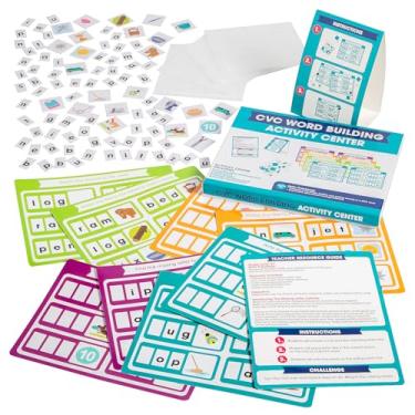 Imagem de Fun Express Kit CVC Word-Building Educational Activity Classroom Center – 19 peças