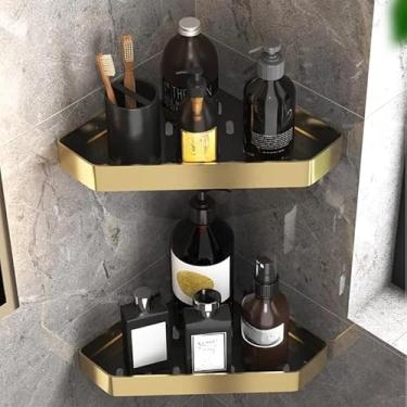 Imagem de Toalheiros de parede de alumínio para banheiro, chuveiro titular do quarto, barra de toalha, cabide(Kit 2 Diamante)