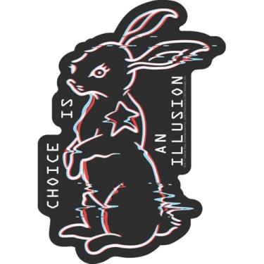 Imagem de Adesivo de coelho branco The Matrix