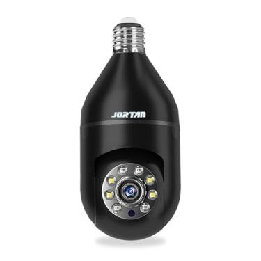 Imagem de Câmera Lâmpada Wi-Fi 1080P Full HD 360° – Visão Noturna, Detecção Humana Inteligente, Áudio Bidirecional, Gravação em Nuvem e MicroSD até 128GB (preto)