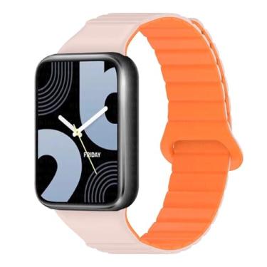 Imagem de ZEDEVB Pulseira magnética de silicone para Xiaomi Miband 9 Pro/Redmi Watch 4, pulseira para Mi Band 8 Pro, For Miband 9 Pro, Ágata