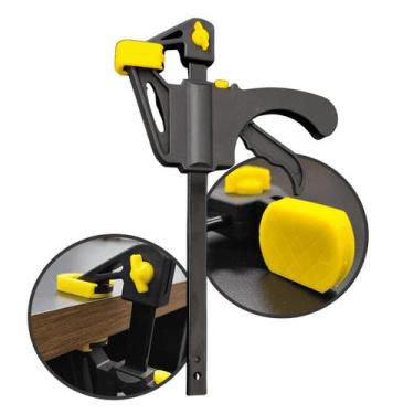 Imagem de Grampo Sargento Marceneiro Aperto Rapido 6pol. Tipo F - Bomvink