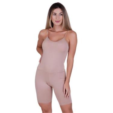 Imagem de Macaquinho Segunda Pele Redutor de Medidas com Compressão Darita, GG, 