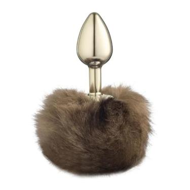 Imagem de Plug Anal 6,8 x 3,2cm Com Pompom Coelhinha Tamanho P Acessório Erótico Estimulador Anal 267