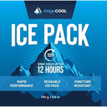 Imagem de RIDGECOOL Bolsas de gelo reutilizáveis para montanhas frias de 250 gramas