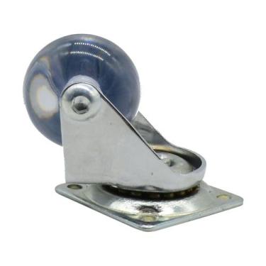 Imagem de Rodizio Giratorio 35mm Silicone sem Freio Ref T1502 HAGRA