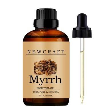 Imagem de Óleo Essencial de Mirra NewCraft 120ml Puro para Aromaterapia