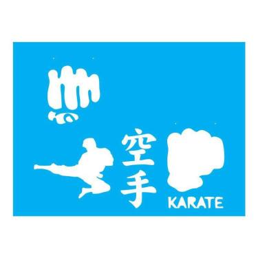 Imagem de Stencil Tamako Karate - 15X20Cm - Ref A2258