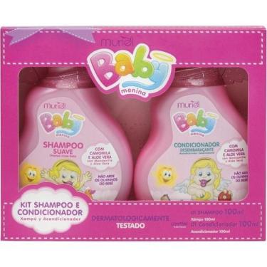 Imagem de Kit Shampoo e Condicionador Baby Muriel Original  100 ml, MENINA