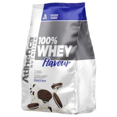 Imagem de 100% Whey Flavour Refil (900g) - Atlhetica Nutrition, Cookies &amp; Cr