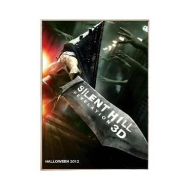 Imagem de Silent Hill 2 Jogo Filme Pegajoso Cartazes Vintage Room Bar Café Decor