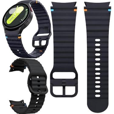 Imagem de Pulseira Compatível com Samsung Galaxy Watch 4, 5, 6, 7 e FE Galaxy Wa