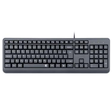 Imagem de Teclado Office Redragon Membrana, Full Size, ABNT2, Preto - BK-7092 PT-Unissex