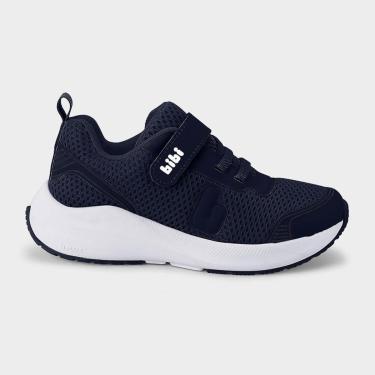 Imagem de Tênis Infantil Bibi High School Azul Marinho com Branco-Masculino