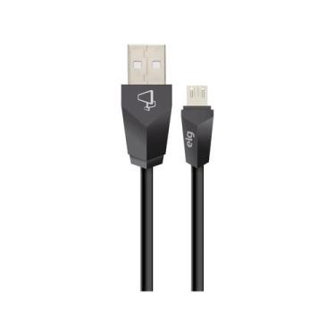 Imagem de Cabo Micro USB para USB - 1 metro - ELG M510, Preto