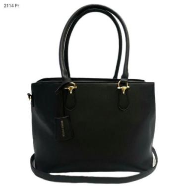 Imagem de Bolsa Feminina Transversal / Ombro Sacola 2114 - H2 Bolsas, Preto