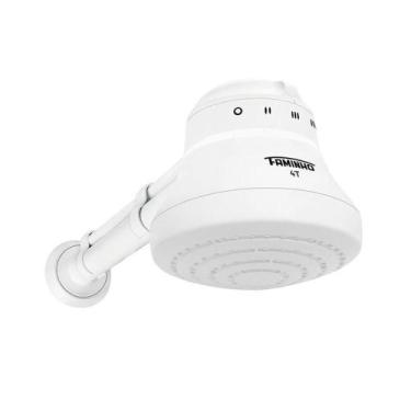 Imagem de Chuveiro Fame Faminho 4T Com Cano Branco 6800W 220V - FAME BRASIL