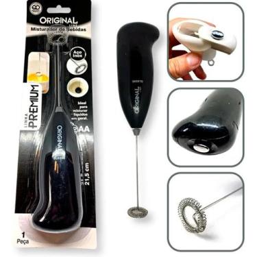 Imagem de Mini Mixer Manual a Pilha Praticidade no Preparo de Drinques - Origina