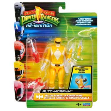 Imagem de Boneca Morfável da Ranger Amarela - Power Rangers Re-Ignition