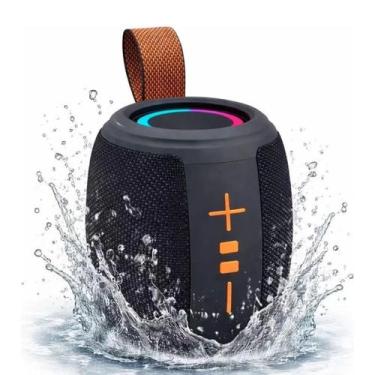 Imagem de Caixa de Som Bluetooth Portátil Grave Reforçado com LED 50W USB Resist
