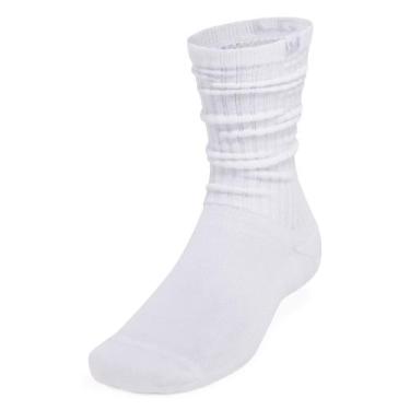 Imagem de Meia Sportstyle Under Armour Cotton Scrunch, Branco, 41-44